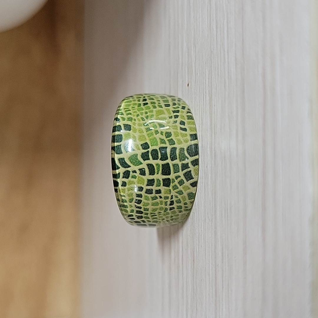 Snakeskin Reptile Pattern Ring